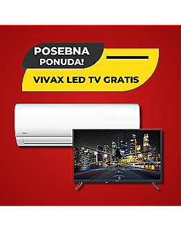  POSEBNA PONUDA Vivax M-Design 5,0 kW i Vivax TV GRATIS!