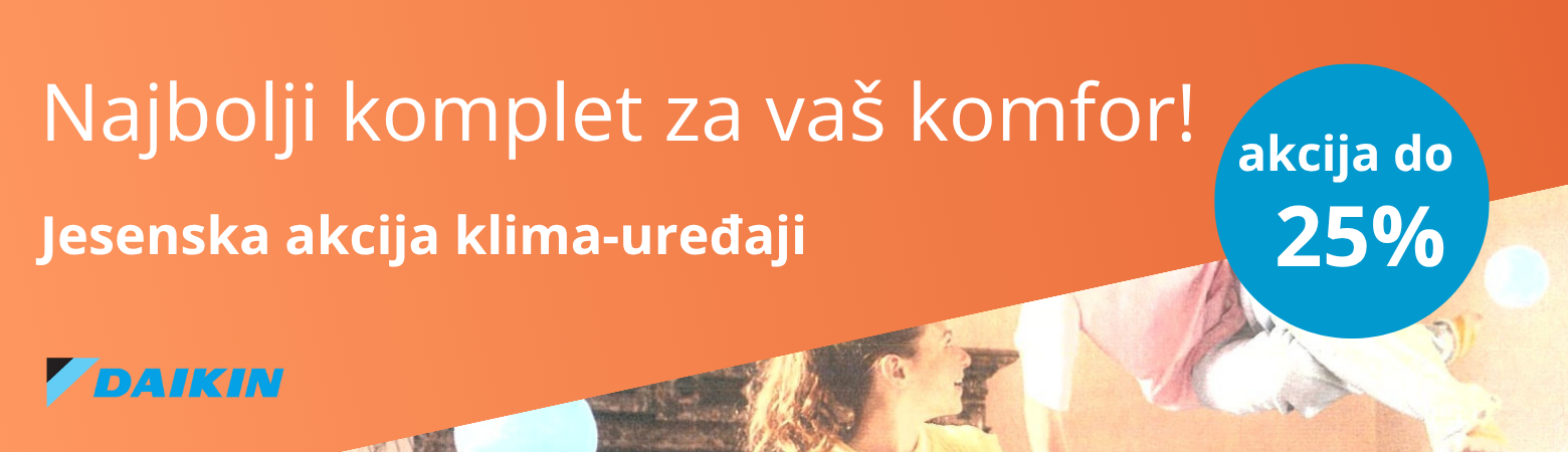 Jesenska akcija Daikin klima-uređaji!